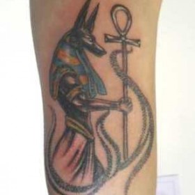 tetoválás Anubis