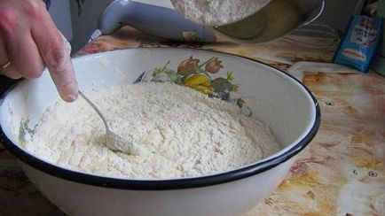 Tésztát khinkali - főzés recept lépésről lépésre fotók