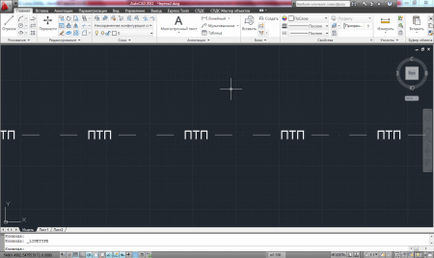 Tastați linia cu textul pentru a crea independent în autocad