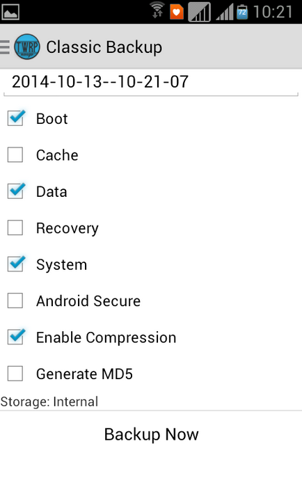 Twrp manager instalare și descărcare gratuită