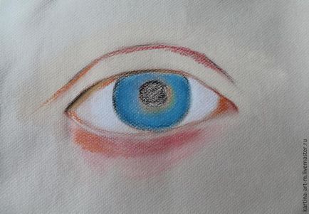Lecții de pictura - trageți un pastel în ochi