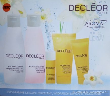 Hidratarea cu recenzii decleor