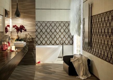 Baie cu dale ceramice - (31 foto design)