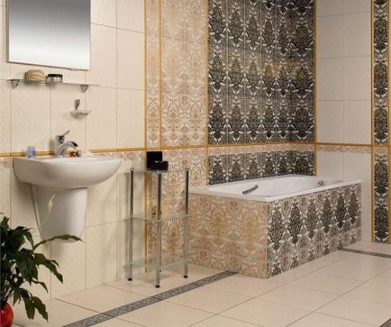 Baie cu dale ceramice - (31 foto design)