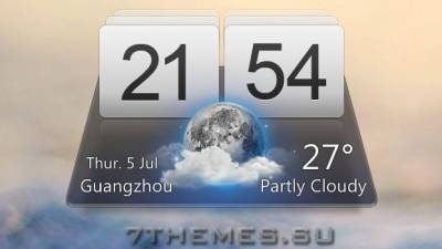 Віджет lg optimus weather для xwidget