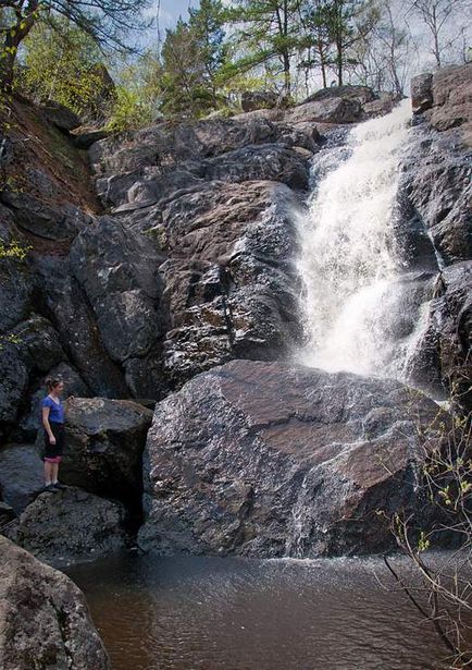 Waterfall gadelsha (tuyalyas), a honlapjára az utazás és turizmus