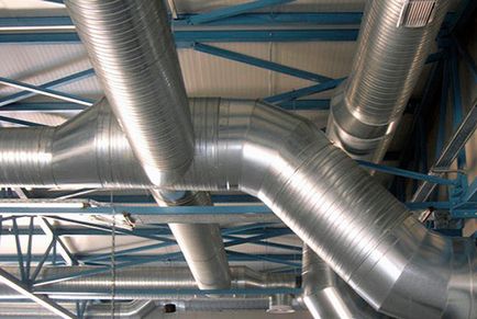 Conducte de ventilație a materialelor plastice sau metalice, alegerea secțiunii