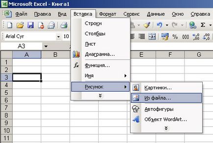 Вставка картинки в excel файл, цікаві уроки excel