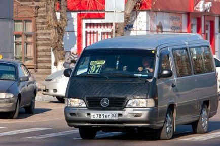 În Ulan-Ude puteți plăti tariful în minibus prin carte de credit