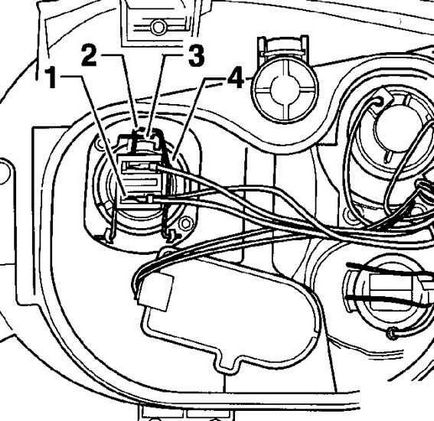 Cseréje izzók világítás VW Golf 4