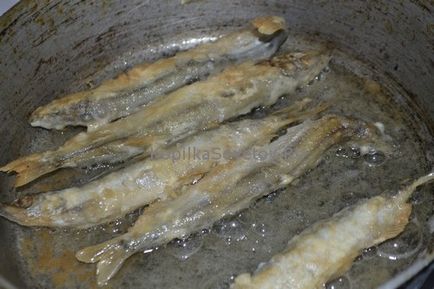 Capelin de prăjire în tigaie - rețetă pentru gătit pește prăjit