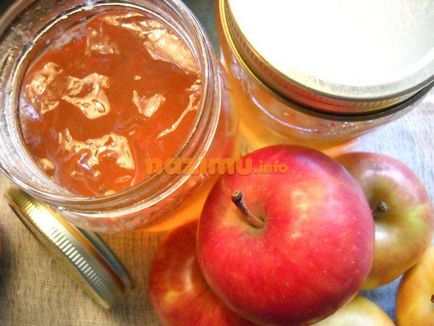 Jelly din mere pentru iarnă - o rețetă cu o fotografie acasă