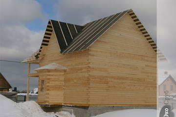 Зимові будинку з бруса - проекти для зимового проживання недорого, ціни