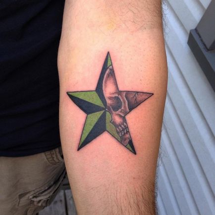 Значення татуювання зірки і падаючі зірки - новини в фотографіях