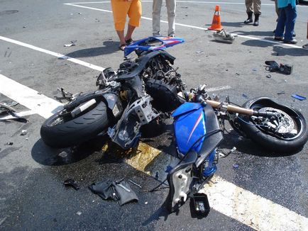 52 Cauzele accidentelor pe o motocicletă în Rusia