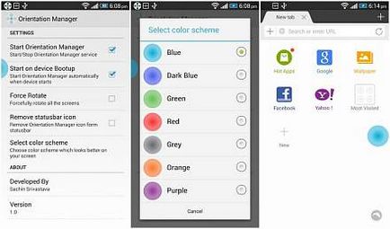 5 legjobb alkalmazások a képernyőn fordulópont berendezés Androiddal