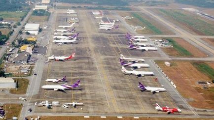 Aeroporturile din Thailanda - Samui, Phuket, Pattaya, hartă