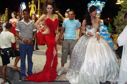 Alcazar és Tiffany show transzvesztiták Pattaya