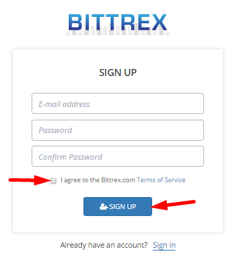 Bittrex інструкція по роботі з біржею