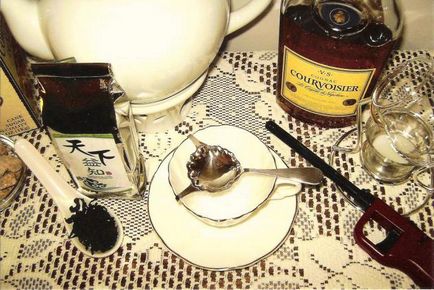 Ceai cu beneficii de cognac, rău, reguli de utilizare și diferite metode de preparare