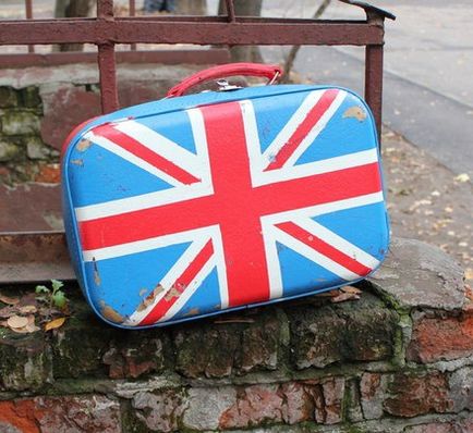 Bőrönd brit zászló (DIY)