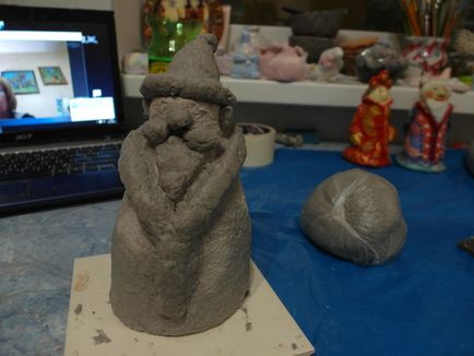 Mikulás papírmasé - Fair Masters - kézzel készített, kézzel készített (technika) Mikulás papírmasé - Fair Masters - kézzel készített, kézzel készített