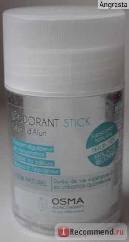 Deo-cristal osma déodorant stick cristal d alun - 