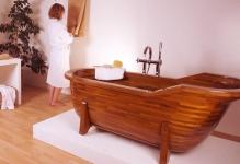 Дерев'яна ванна своїми руками раковина, сантехніки фото, бочка з дерева, японських виробництво