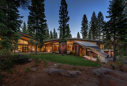 Casa de lemn din California din arhitectura salvie, fotografie