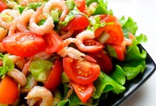 Salatele dietetice din legume sunt simple și gustoase