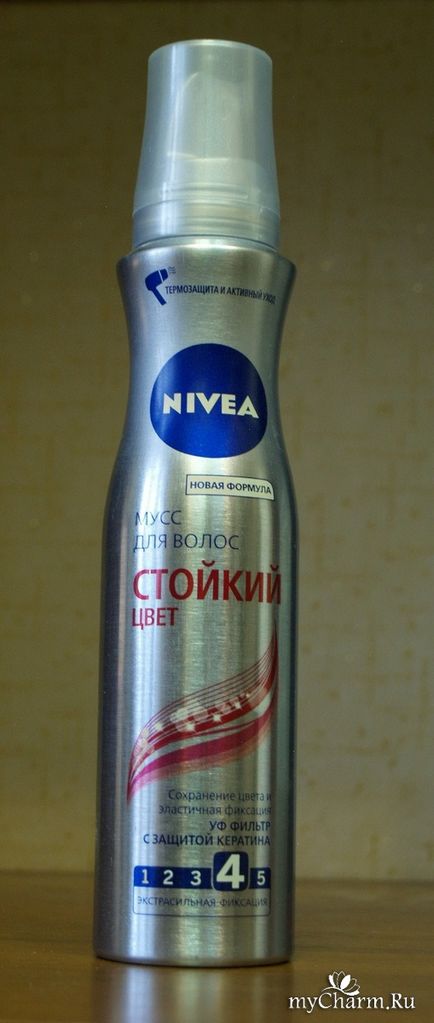 Для гарної зачіски і здорового волосся - nivea мус для волосся стійкий колір styling mousse color