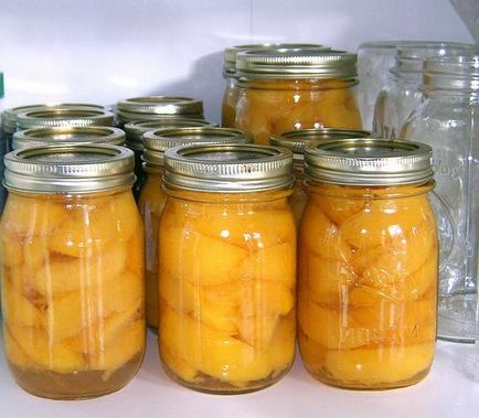Домашнє консервування компот з персиків, рецепт за рецептом