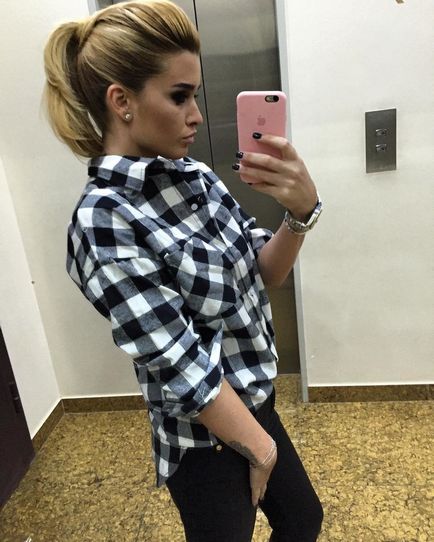 Ha a stylist volt Ksenia Borodina mit kell tanulni a csillagok hosszúkás ing mangó (Borodin) Ha a stylist volt Ksenia Borodina mit kell tanulni a csillagok hosszúkás ing mangó
