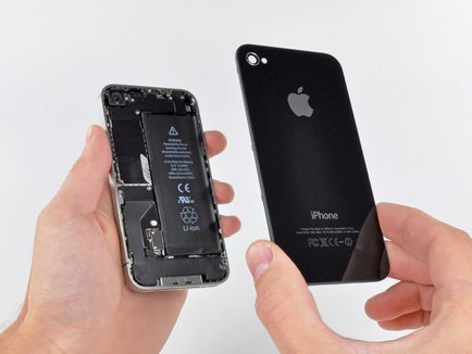 Якщо розбилася задня кришка в iphone 4