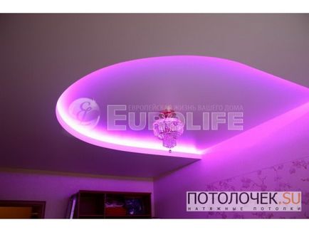 Euro Life - instalarea profesională a plafoanelor pe două niveluri