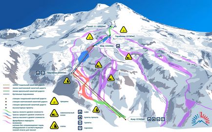 Mount Elbrus - alpinism, descriere, rute, fotografie