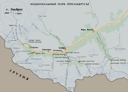 Mount Elbrus - alpinism, descriere, rute, fotografie