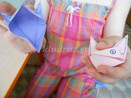 Stiluri muzicale de origami în etape cu fotografii