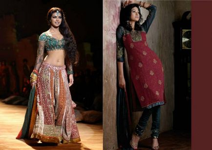 Stilul indian în haine - kallorit și tradițiile de frumusețe orientală