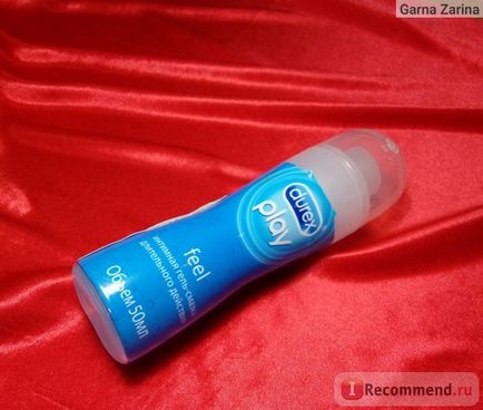 Intim gél síkosító Durex Play érzem - «gel kenőanyagok Durex - mit, mikor és hogyan a tapasztalat