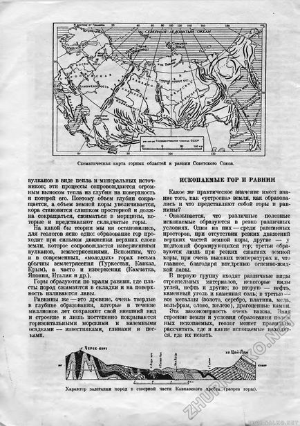 Викопні гір і рівнин - юний натураліст 1938-06, сторінка 10