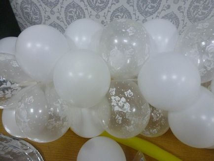 Utilizarea LED-urilor în decorarea nunților cu bile - compania este un magician (Kazan)