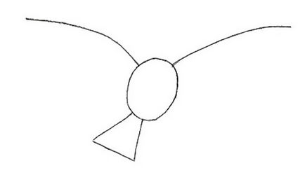 Як намалювати птаха олівцем поетапно для дітей, ls