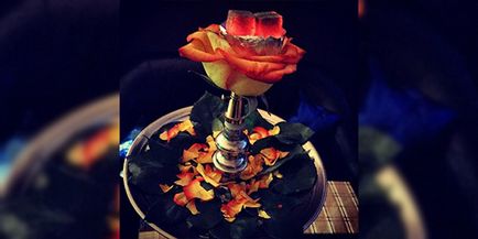 Cum să gătești o narghilea pe un trandafir, obiecte de fum