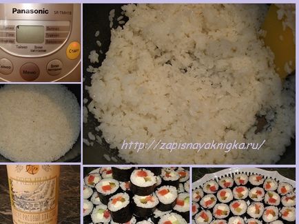 Főzni rizs sushi multivarka