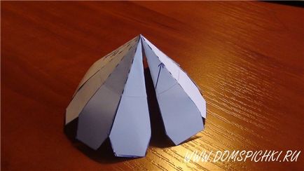 Cum sa faci un dom de hartie origami - montaj de rusa