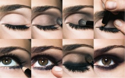 Як зробити макіяж з сірими тінями яка помада підходить для - smoky eyes, красивих очей і вік,