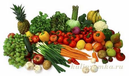 Cum se păstrează fructele și legumele