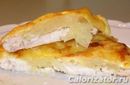 Conținutul caloric al fileului de pui coapte