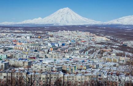 Kamchatka în timpul iernii